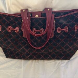 Dooney & Bourke Leather Accent   Tote Bag